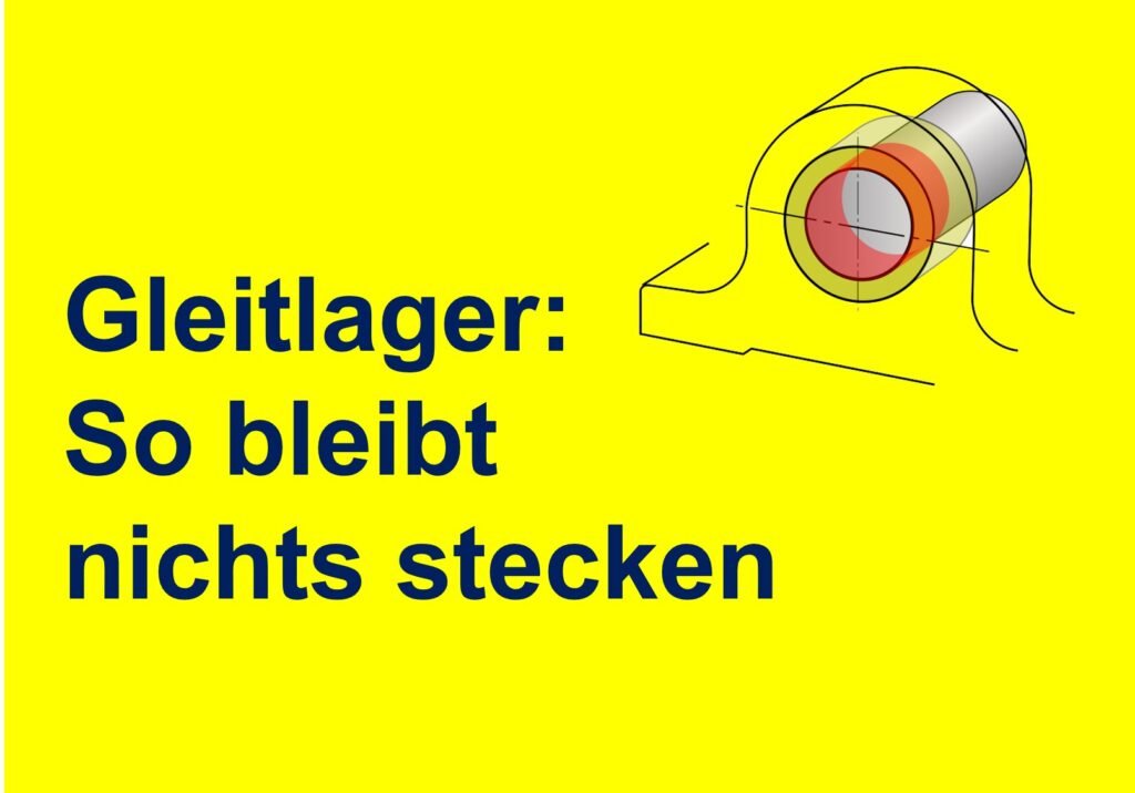 Gleitlager im Maschinenbau