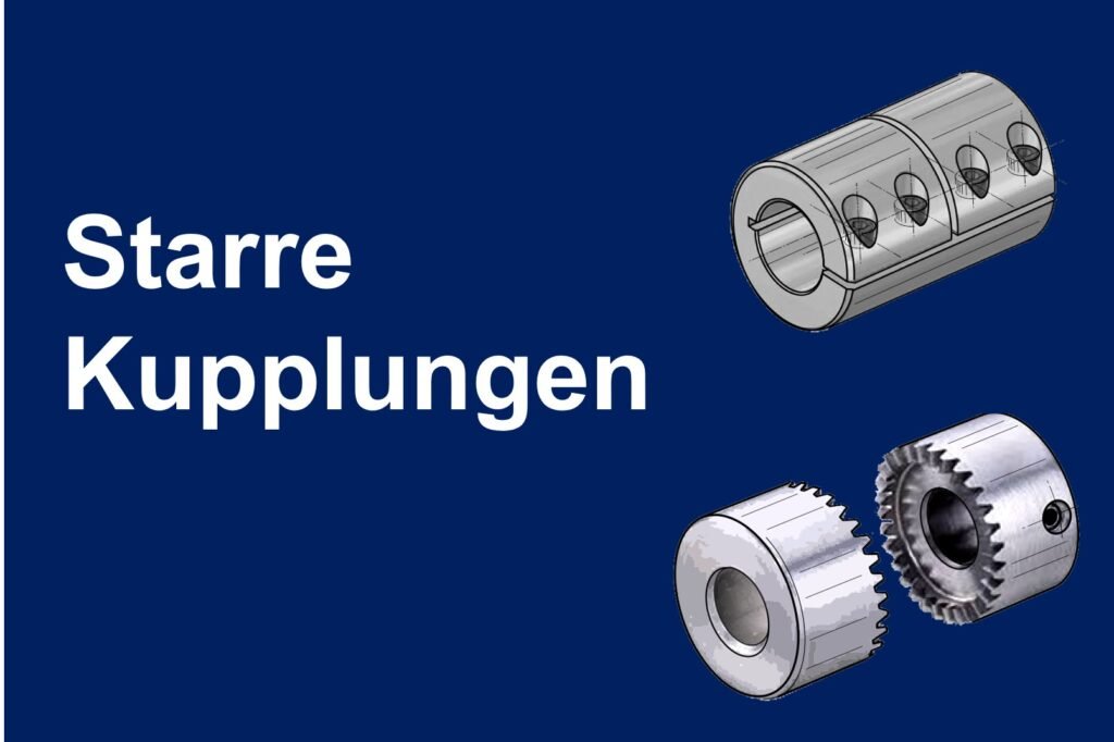 Beitragsbild für starre Kupplungen mit einer Schalenkupplung und einer Stirnzahnkupplung